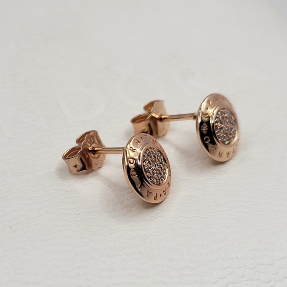 Authentic Pandora Rose Stud Earrings - Picture 3 of 4
